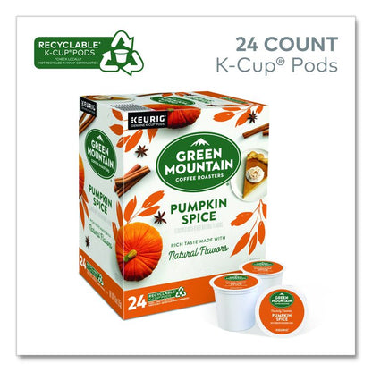 Fair Trade Certified Pumpkin Spice Flavored Coffee K-Cups, 96/Carton