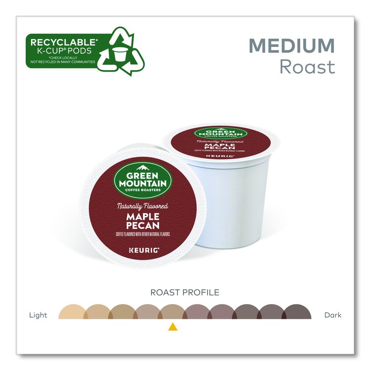 K-Cup Pods, Maple Pecan, 24/Box