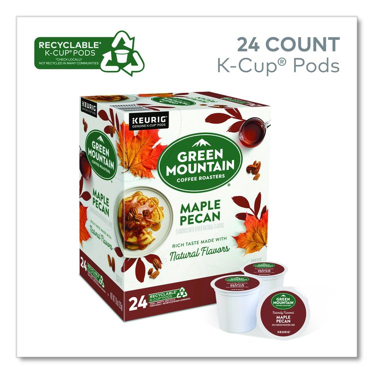 K-Cup Pods, Maple Pecan, 24/Box