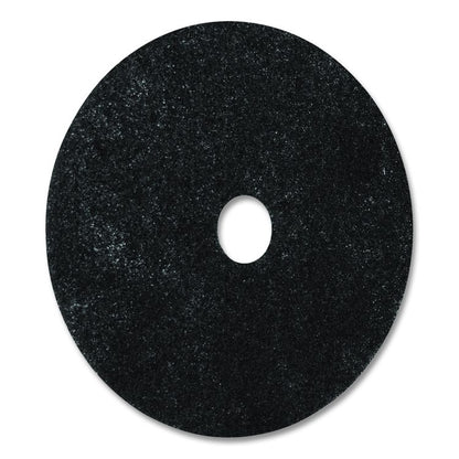 Stripping Pad, 16" Diameter, Black, 5/Carton