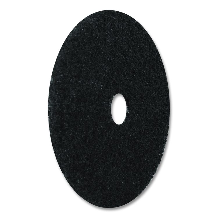 Stripping Pad, 16" Diameter, Black, 5/Carton