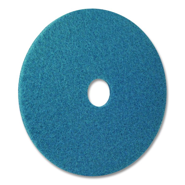 Cleaner Pads, 13", Blue, 5/Carton