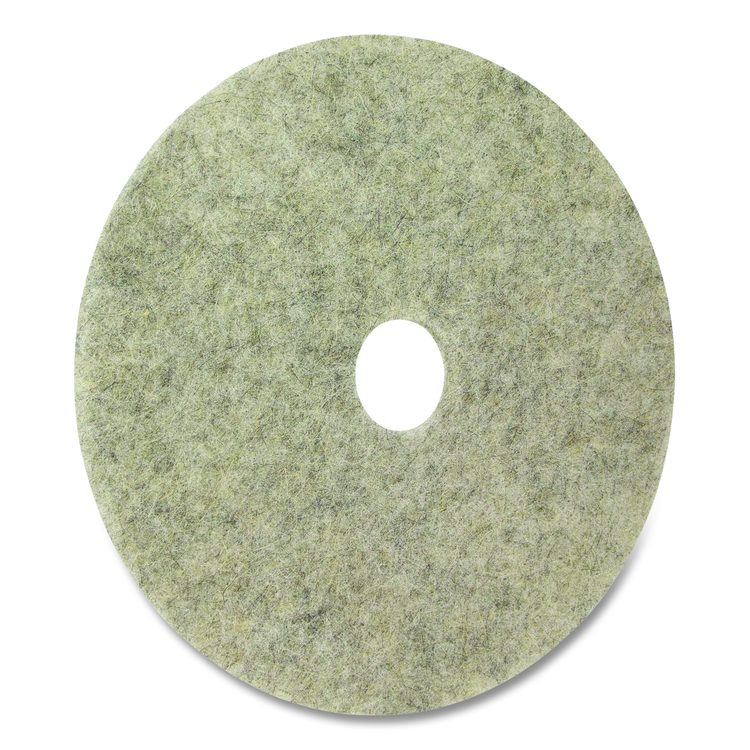 Porko Plus Burnishing Pad, 20" Diameter, Brown, 5/Carton