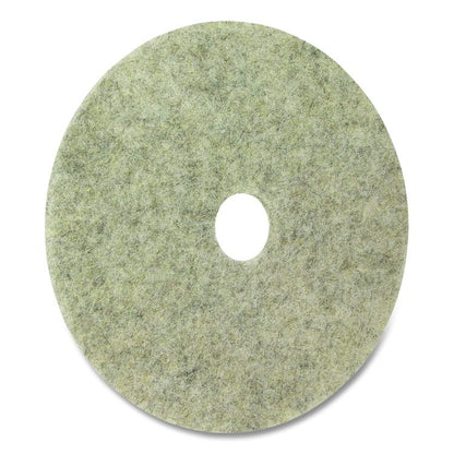 Porko Plus Burnishing Pad, 20" Diameter, Brown, 5/Carton