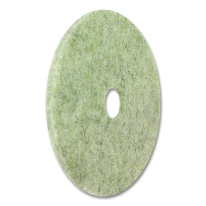 Porko Plus Burnishing Pad, 20" Diameter, Brown, 5/Carton