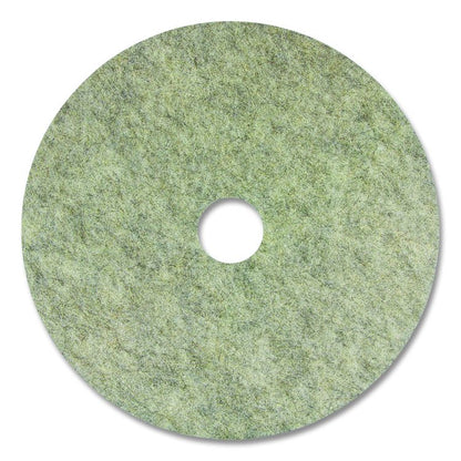 Porko Plus Burnishing Pad, 20" Diameter, Brown, 5/Carton