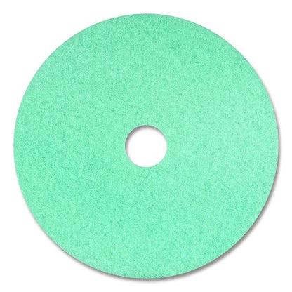 Luster Lite Burnishing Pad, 20" Diameter, Sky Blue, 5/Carton