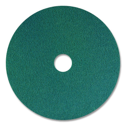 SmartScrub Floor Pad, 13" Diameter, Blue/Yellow, 5/Carton