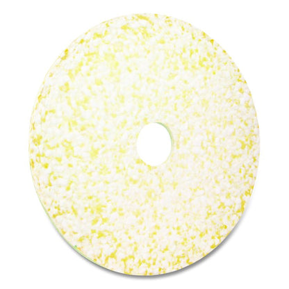 Toro Floor Pad, 14" Diameter, White/Brown/Yellow, 2/Carton