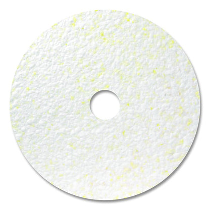 Toro Floor Pad, 14" Diameter, White/Brown/Yellow, 2/Carton
