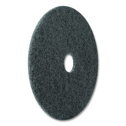 Titan Stripping Pad, 20" Diameter, Gray, 5/Carton