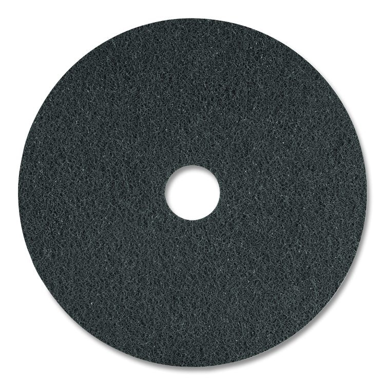 Titan Stripping Pad, 20" Diameter, Gray, 5/Carton