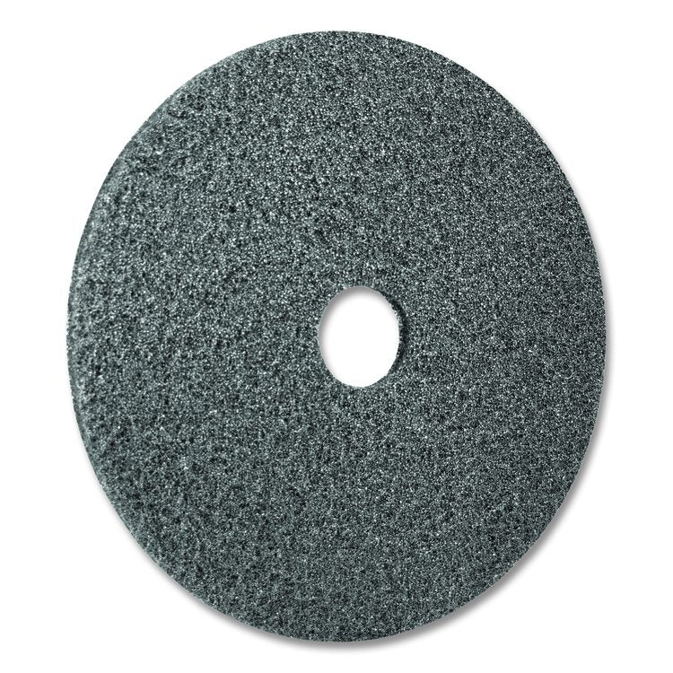 Black Diamond 800 Grit Deep Cleaning Pad, 20" Diameter, Black/Gray, 2/Carton