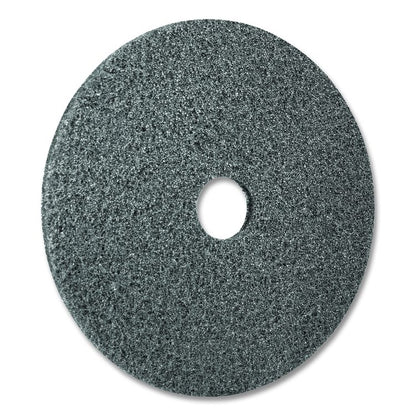 Black Diamond 800 Grit Deep Cleaning Pad, 20" Diameter, Black/Gray, 2/Carton