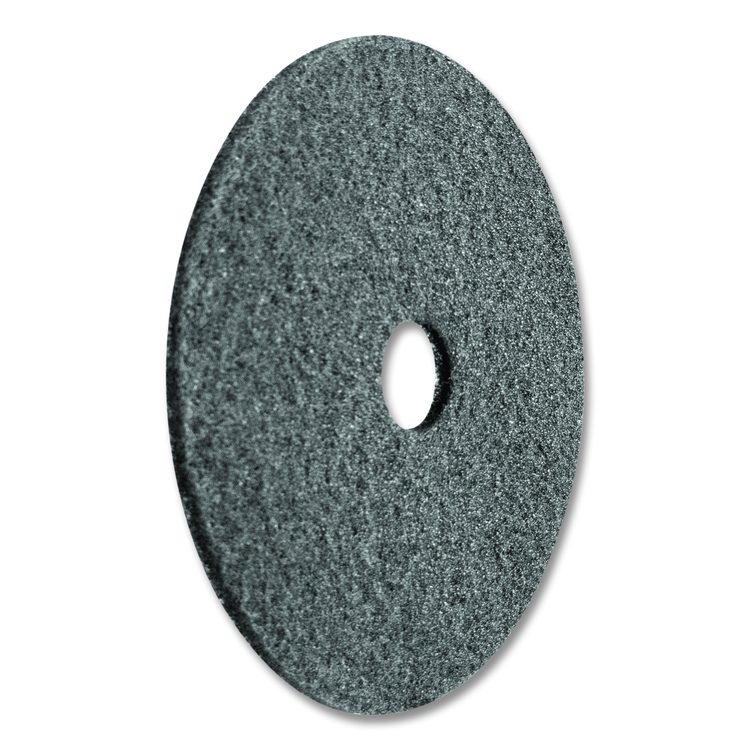 Black Diamond 800 Grit Deep Cleaning Pad, 20" Diameter, Black/Gray, 2/Carton