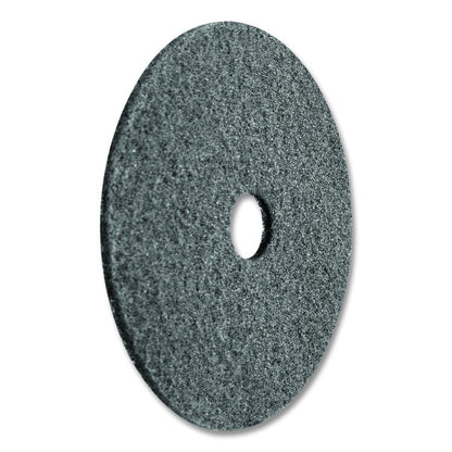 Black Diamond 800 Grit Deep Cleaning Pad, 20" Diameter, Black/Gray, 2/Carton