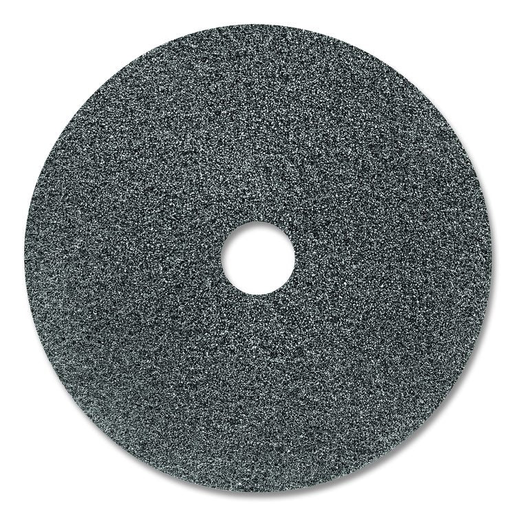 Black Diamond 800 Grit Deep Cleaning Pad, 20" Diameter, Black/Gray, 2/Carton