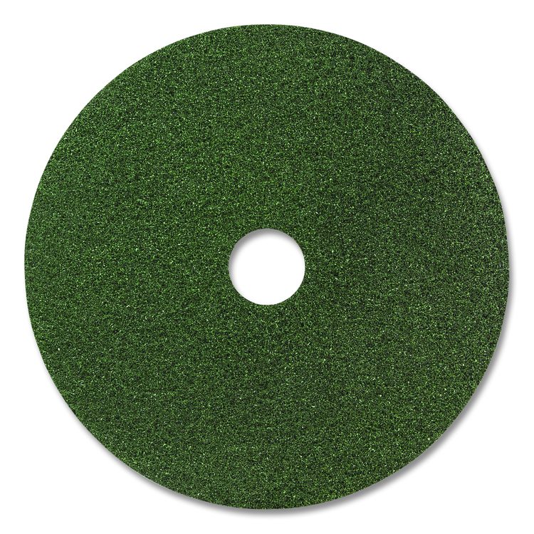 Black Diamond 3000 Grit Diamond Pad, 13" Diameter, Black/Green, 2/Carton