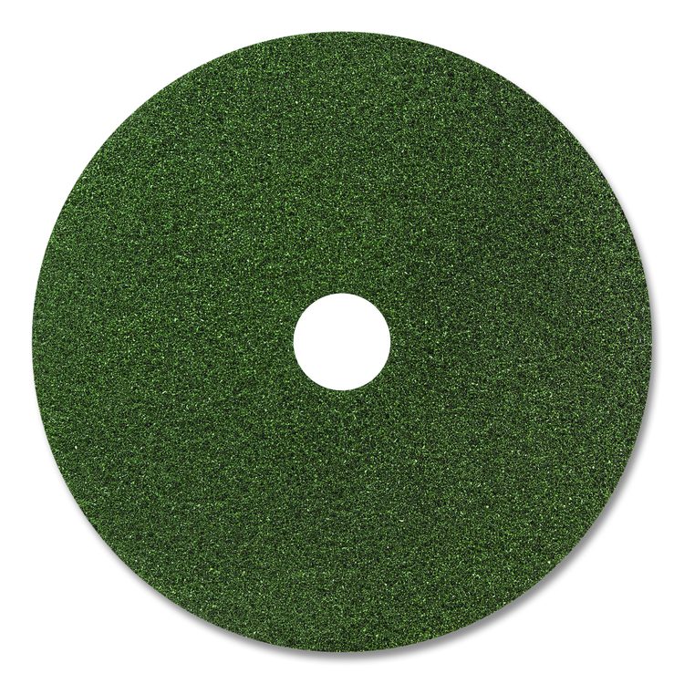 Black Diamond 3000 Grit Diamond Pad, 14" Diameter, Black/Green, 2/Carton
