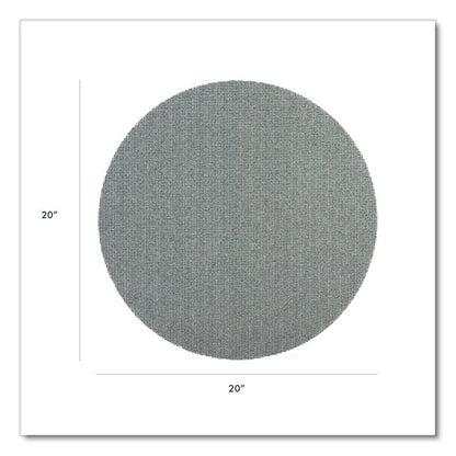 Sand Screen Discs, 20" Diameter, 60 Grit, Gray, 10/Carton