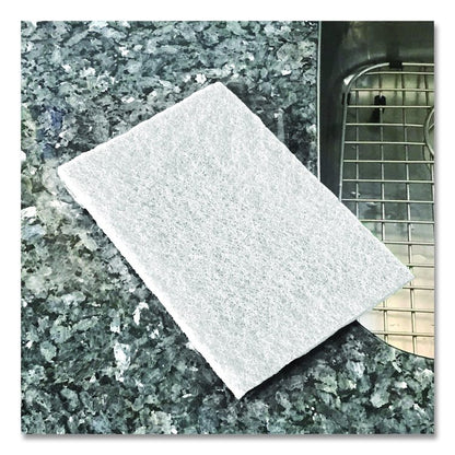 92-98 Light Duty Hand Pad, 6 x 9, White, 20/Carton