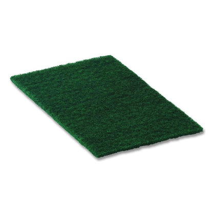 90-96 Medium Duty Hand Cleaning Pad, 6 x 9, Green, 20/Carton