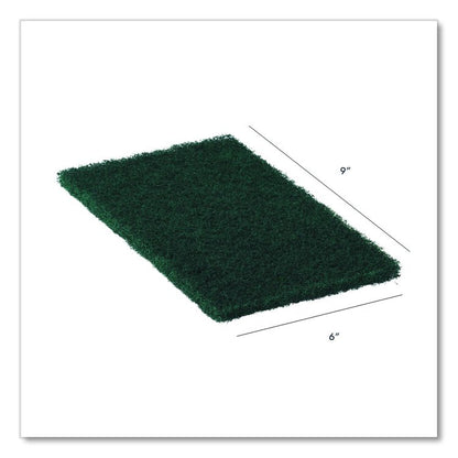 94-86 X-Heavy Duty Hand Pad, 6 x 9, Green, 15/Carton