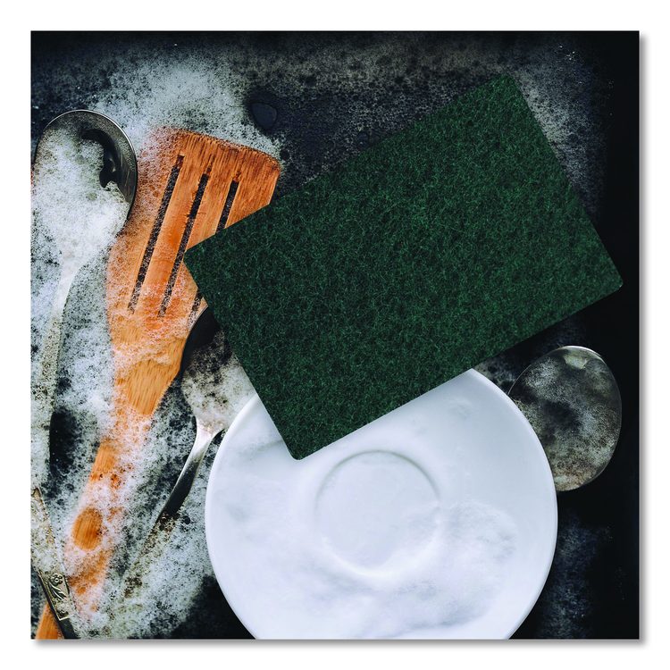 94-86 X-Heavy Duty Hand Pad, 6 x 9, Green, 15/Carton