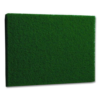 Scrubbing Pad, 14 x 28, Green, 5/Carton