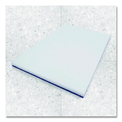 XTRACT Melamine Floor Pad, 14 x 20, White/Brown, 5/Carton
