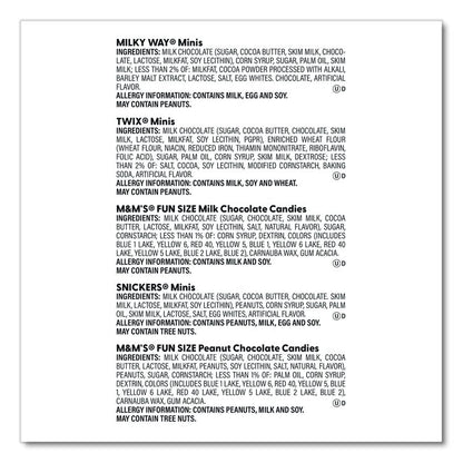 Minis Mix Variety Pack, 62.6 oz Bag