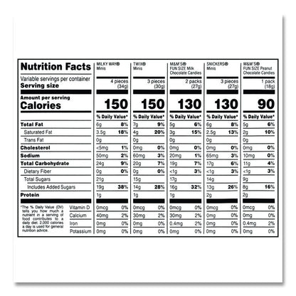 Minis Mix Variety Pack, 62.6 oz Bag