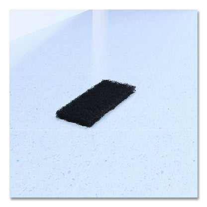 Octopus Heavy Duty Cleaning Pad, 6 x 9, Black, 5 Pads/Bag, 4 Bags/Carton