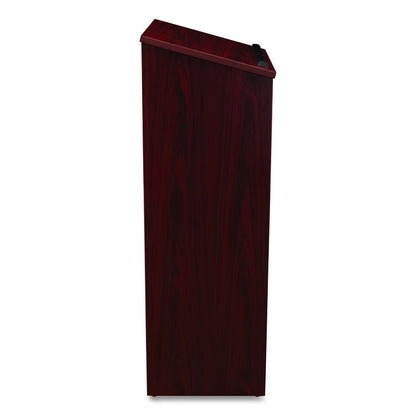 Full Floor Lectern, 23 x 16 x 46.5, Mahogany