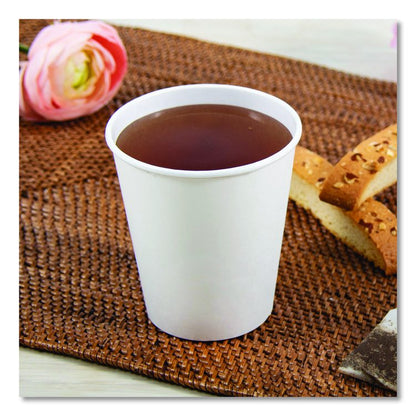 Thermoguard Insulated Paper Hot Cups, 12 oz, White Sustainable Forest Design, 600/Carton