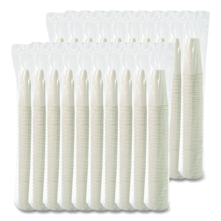 Thermoguard Insulated Paper Hot Cups, 20 oz, White Sustainable Forest Design, 600/Carton