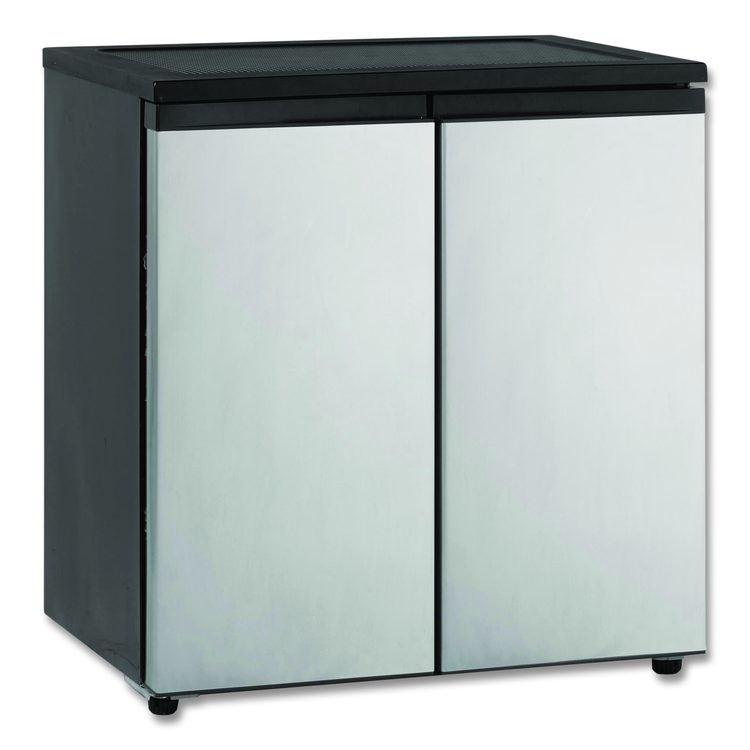 5.5 Cu.Ft. Side by Side Refrigerator/Freezer, Black/Platinum