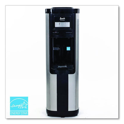 Hot and Cold Water Dispenser, 3 gal to 5 gal, 12.25 x 13 x 38.75, Stainless Steel