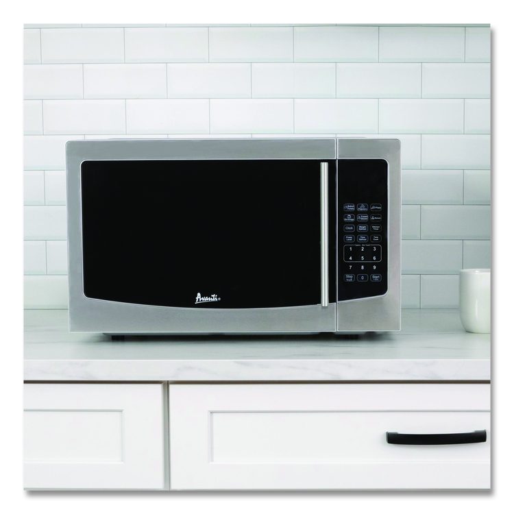 1.1 cu ft Compact Microwave Oven, 1,000 W, Mirror-Finish