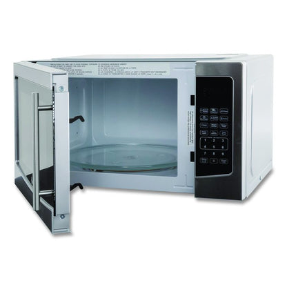 1.1 cu ft Compact Microwave Oven, 1,000 W, Mirror-Finish