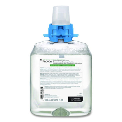 Green Certified Foam Hand Cleaner Refill, Fragrance-Free, 1,250 mL, 4/Carton