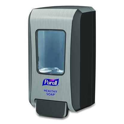 FMX-20 Soap Push-Style Dispenser, 2,000 mL, 6.5 x 4.65 x 11.86, Graphite/Chrome, 6/Carton