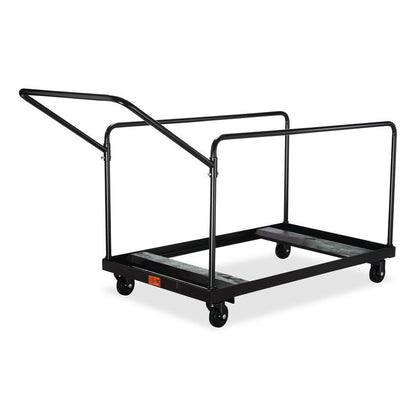 Folding Table Dolly For Round Tables, 1,100 lb Capacity, 27.75" x 47.5" x 31.25", Brown