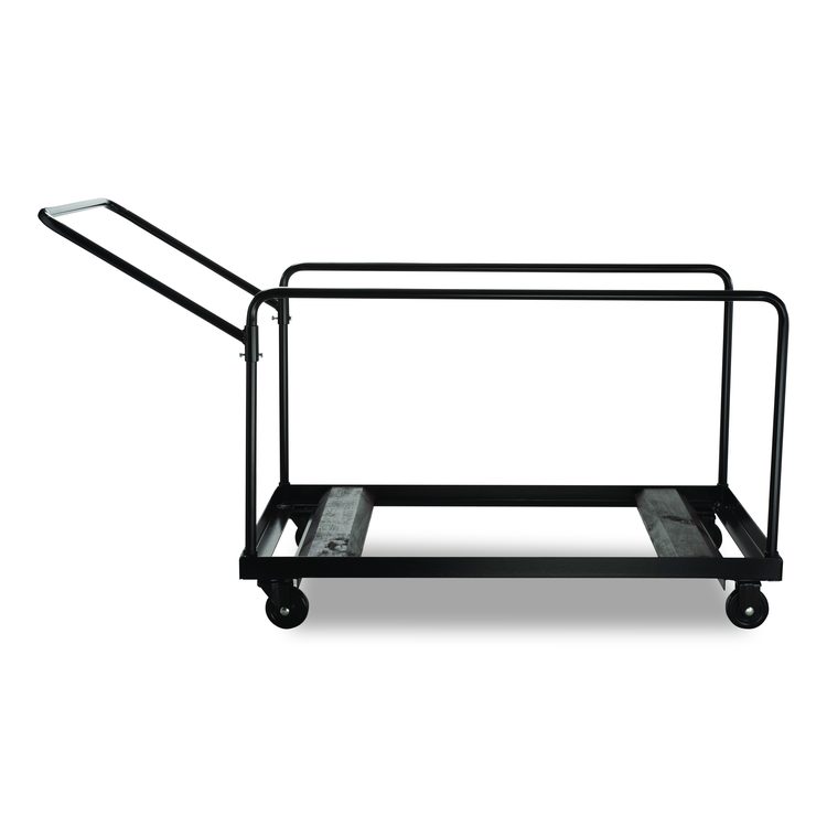 Folding Table Dolly For Round Tables, 1,100 lb Capacity, 27.75" x 47.5" x 31.25", Brown