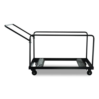 Folding Table Dolly For Round Tables, 1,100 lb Capacity, 27.75" x 47.5" x 31.25", Brown