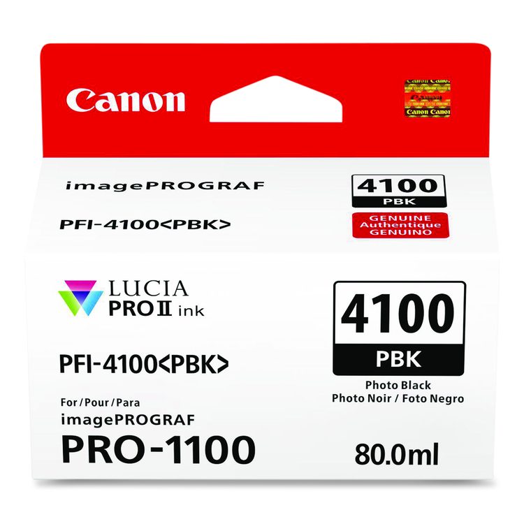 6777C002AA (PFI-4100) High-Yield Ink, Black