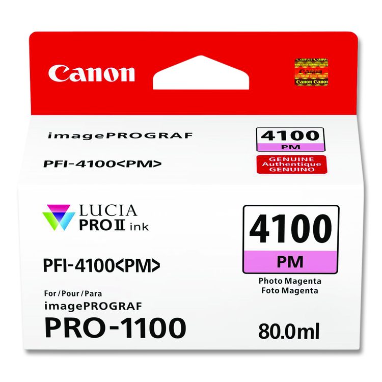 6782C002AA (PFI-4100) High-Yield Ink, Photo Magenta
