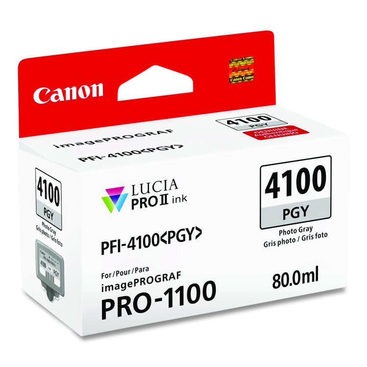 6784C002AA (PFI-4100) High-Yield Ink, Photo Gray