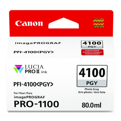 6784C002AA (PFI-4100) High-Yield Ink, Photo Gray