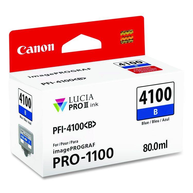 6786C002AA (PFI-4100) High-Yield Ink, Blue